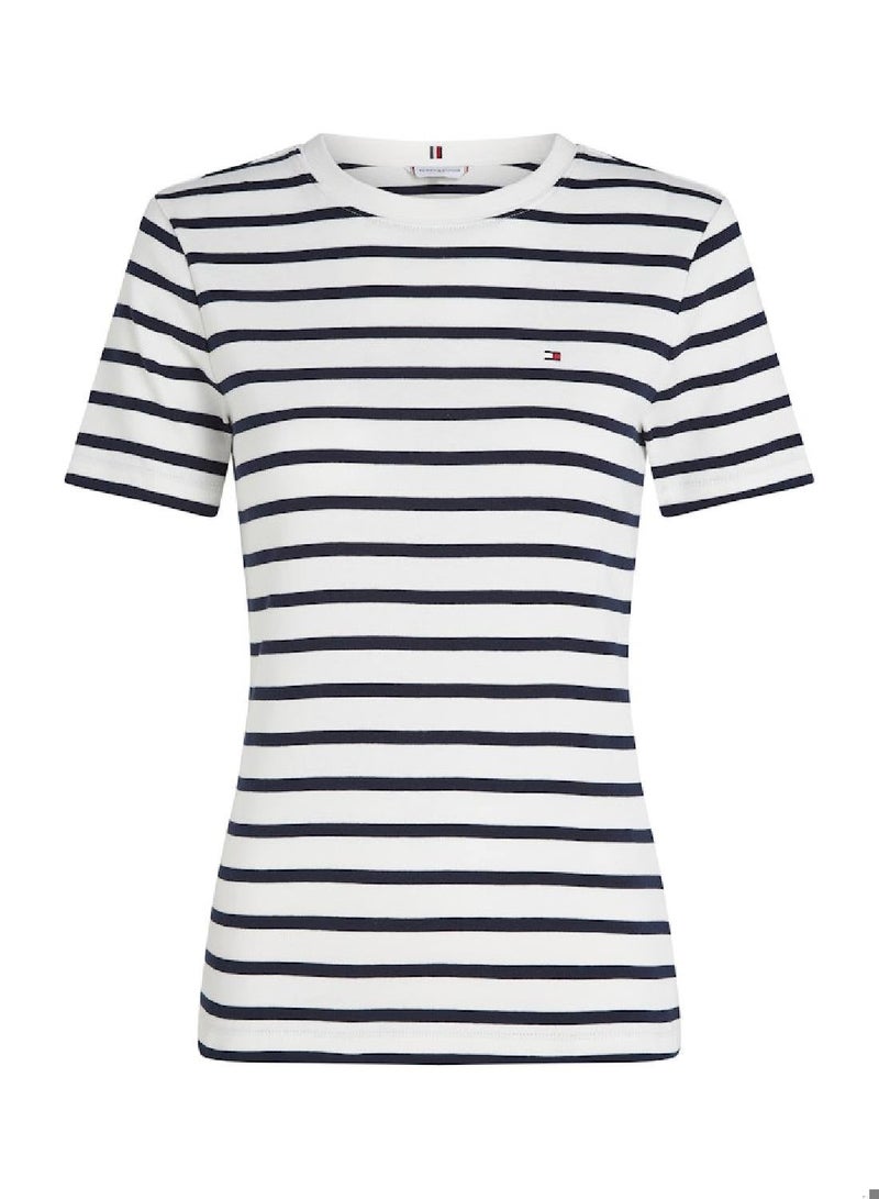 تومي هيلفيغر تيشيرت بقصة سليم مخطط - Image 2