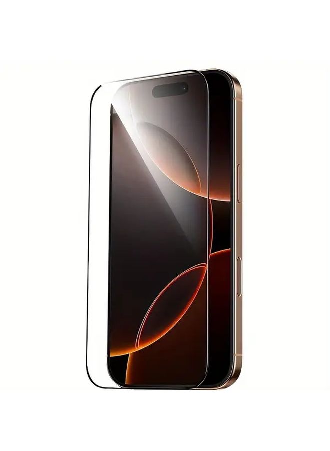 واقي شاشة زجاج مقاوم للخدش بدرجة عالية من الشفافية خالٍ من الفقاعات ممتاز لجهاز iPhone 14 - Image 1