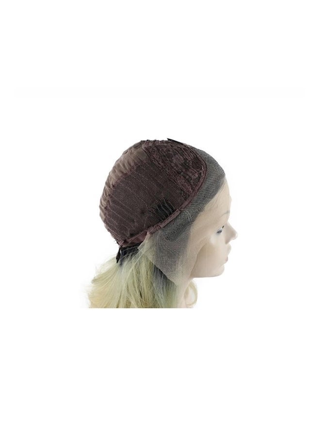 NIBEMINENT Shoulder Length Bob Front Ombre Wig Blond - Image 2