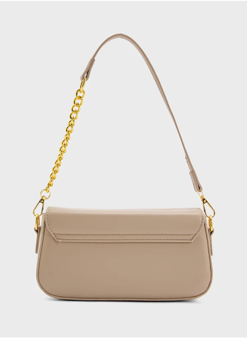 ELLA Chain Detail Strap Crossbody