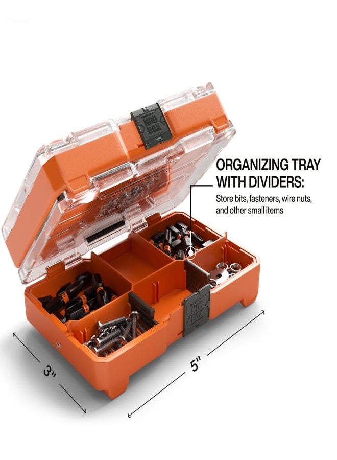 Klein Tools 33001S 20-Piece Impact Driver Bit Set, Slim PH2 T25 ProFlex Bit Set, MODbox Compatible Storage Case, Phillips and TORX Bits, Organizing Bin and Tray - Image 3