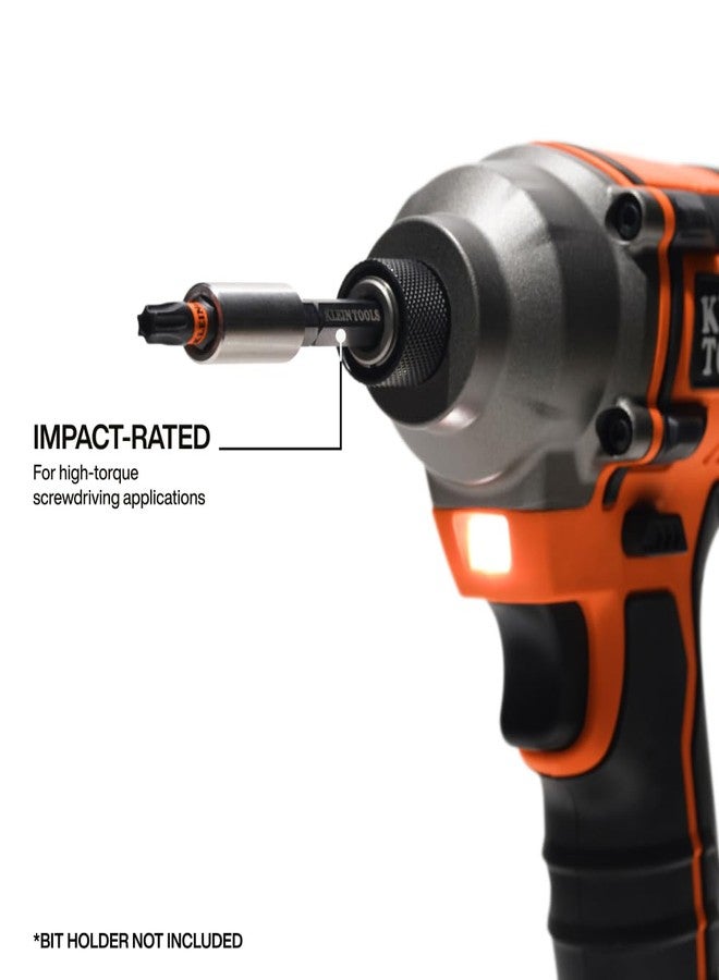 Klein Tools 33001S 20-Piece Impact Driver Bit Set, Slim PH2 T25 ProFlex Bit Set, MODbox Compatible Storage Case, Phillips and TORX Bits, Organizing Bin and Tray - Image 5