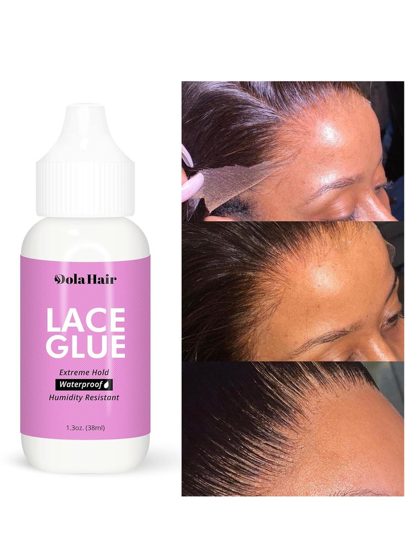Dolahair Dolahair Extreme Hold Lace Glue for Wigs, Waterproof, Invisible Bonding, 1.3 Ounce  - Image 2