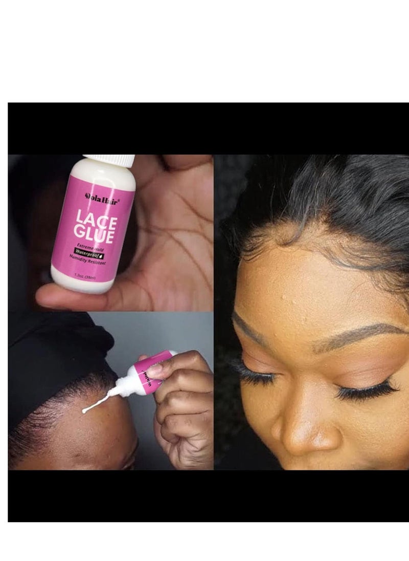 Dolahair Dolahair Extreme Hold Lace Glue for Wigs, Waterproof, Invisible Bonding, 1.3 Ounce  - Image 3
