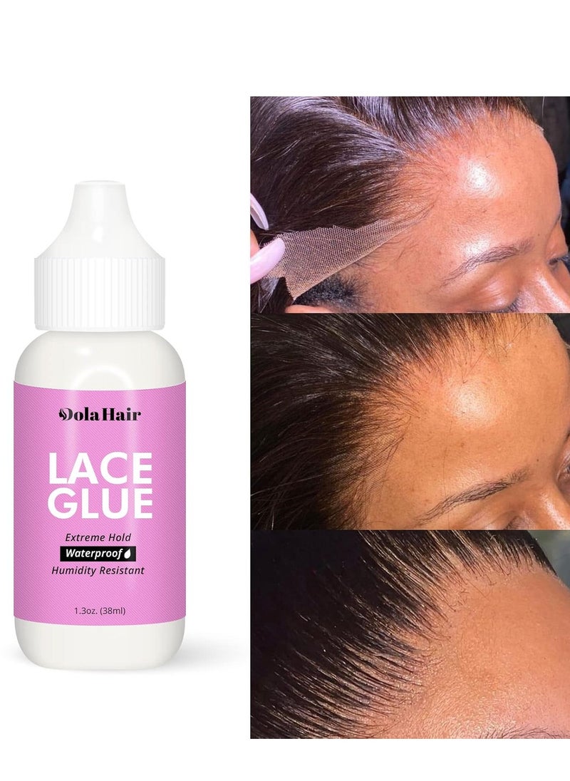 Dolahair Dolahair Extreme Hold Lace Glue for Wigs, Waterproof, Invisible Bonding, 1.3 Ounce  - Image 5