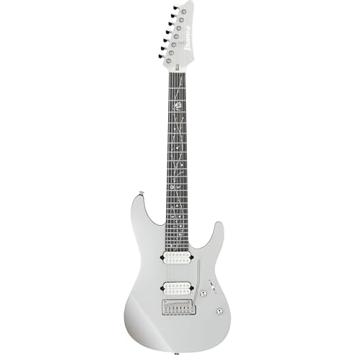 Ibanez TOD70 Tim Henson Signature 7string Electric Guitar Classic Silver - Image 1