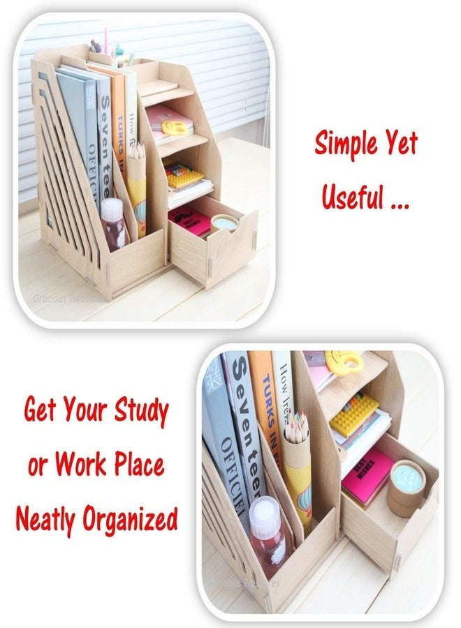 JSMSH Wall Hanging File Organizer - 5 A4 Size Folders for Documents, Bills, and Papers | Compact & Durable Storage Solution (Pack of 1, 5 Folders) - Image 5