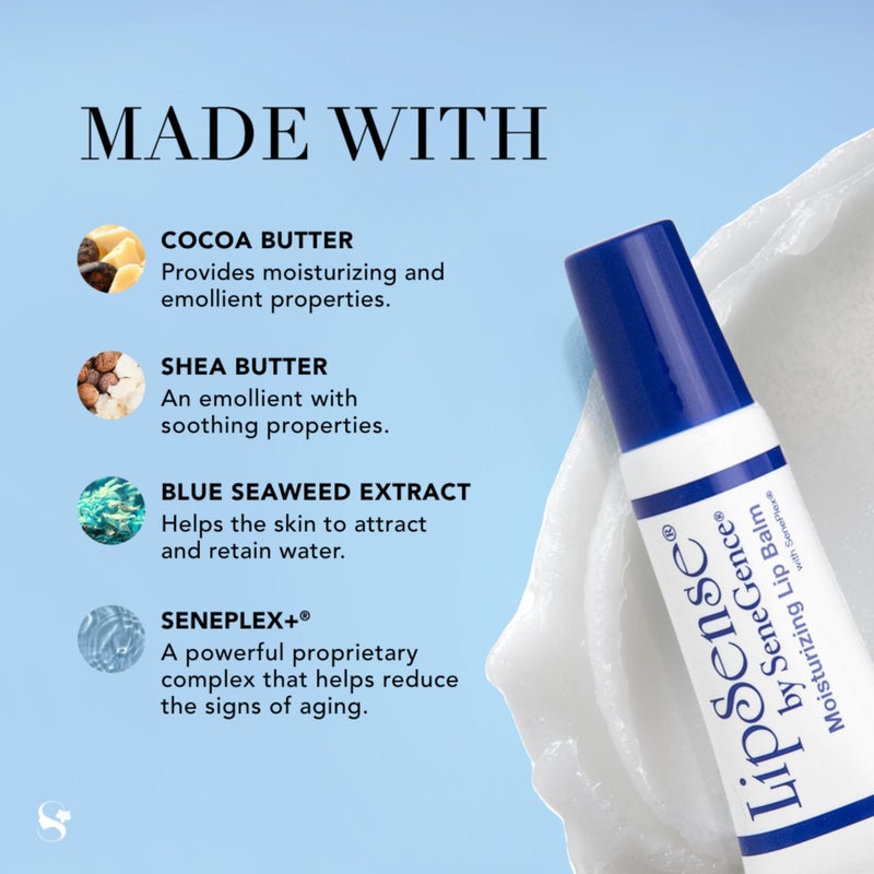 SeneGence LipSense Moisturizing Lip Balm, Clear, 0.25 Oz, Fragrance-Free Formula, Nourishing Coconut Oil, Shea and Cocoa Butter, Matte Finish for Dry Lips - Image 2