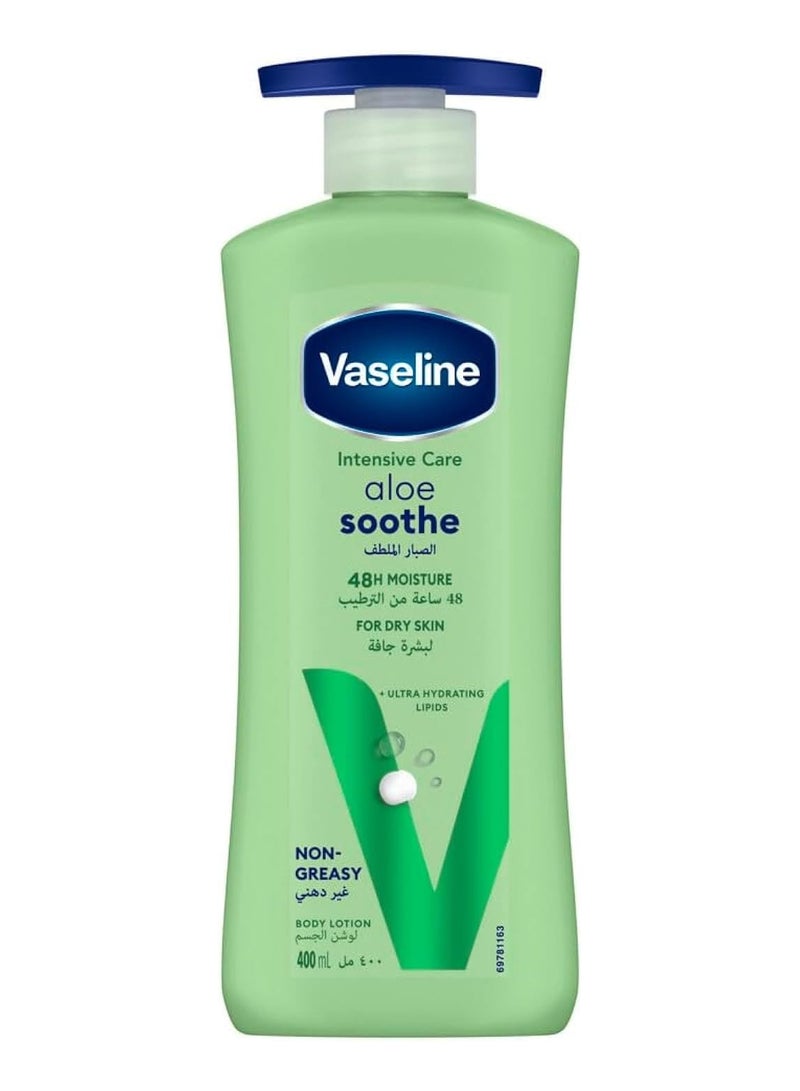 Vaseline Body Lotion With Aloe Vera Soothing Extract, 400ml - Image 1