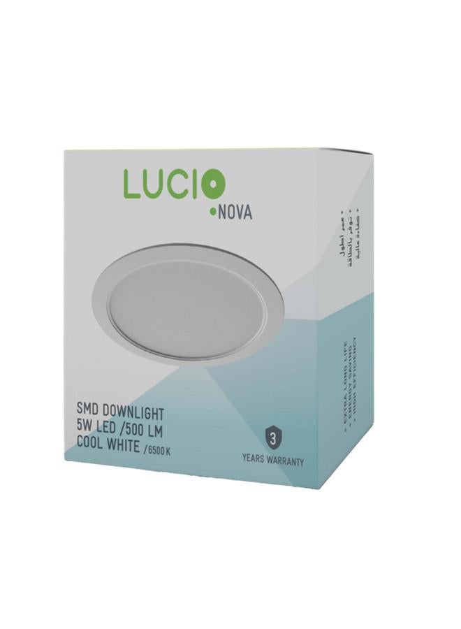 Lucio 5W 500-Lumens High Efficiency Energy-Saving Downlight Cool White DR46a-5W-6500K