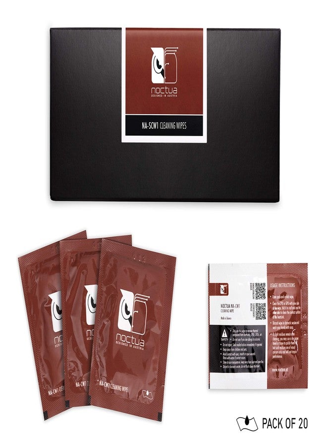 Noctua NA-SCW1, Cleaning Wipes for Thermal Paste (20 pieces) - Image 2