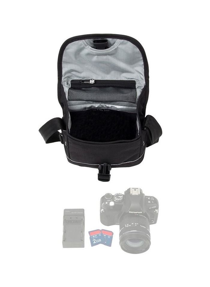 Crumpler - Crumpler PRY2000-001 Proper Roady Camera Sling Bag 2000 Black Fits Bridge or Semi-professional SLR with mid-size zoom lens - Image 1