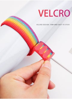 Velcro Apple Watch Replacement Strap 6/SE/5/4/3/2/1Adjustable Two Layer Fabric Braided Loop Titanium  Hook Sport Band 38/40/41mm Sports Watch Strap Wristband Replacement Bracelet, for Women Men  - Image 5