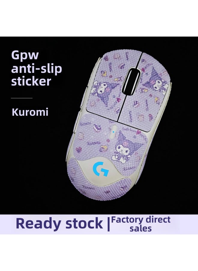 Generic - Anti-slip Mouse Stickers Logitech GPW One Or Two Generation GPROX Special All-inclusive Sweat-absorbent Anti-sweat Hand Stickers Lizard Skin-Color:gpw Second Generation ] - Image 1
