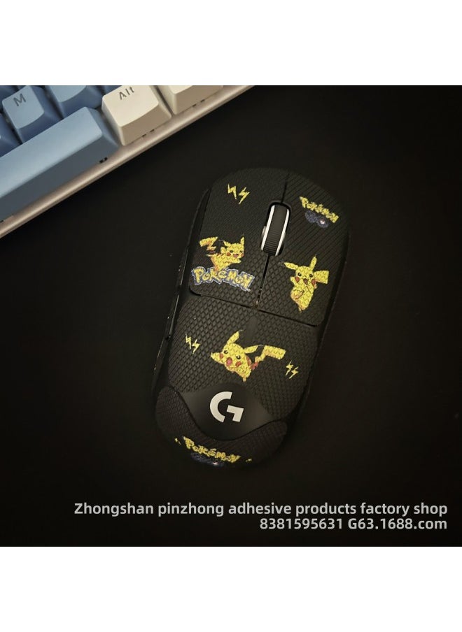 Generic - Anti-slip Mouse Stickers Logitech GPW One Or Two Generation GPROX Special All-inclusive Sweat-absorbent Anti-sweat Hand Stickers Lizard Skin-Color:gpw Second Generation ] - Image 1
