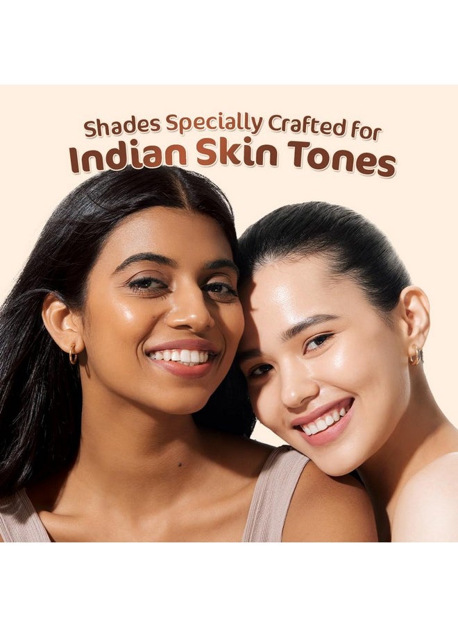 Mamaearth Mamaearth Hydra-Glow Full Coverage Dewy Finish Liquid Foundation With Vitamin C & Turmeric- 30 Ml|Full Coverage|Gives 3X Instant Glow|12-Hour Long Stay & Hydration|Spf 35|Non-Drying (03 Nude Glow)  - Image 3