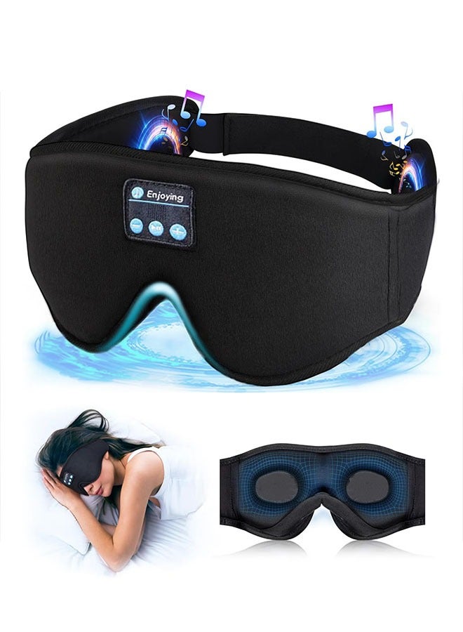 Generic Bluetooth Sleep Headphones 3D Eye Mask | Ultra-Thin Stereo Sound | Side Sleepers | Wireless Music for Sleeping, Travel, Meditation, Yoga - Image 1