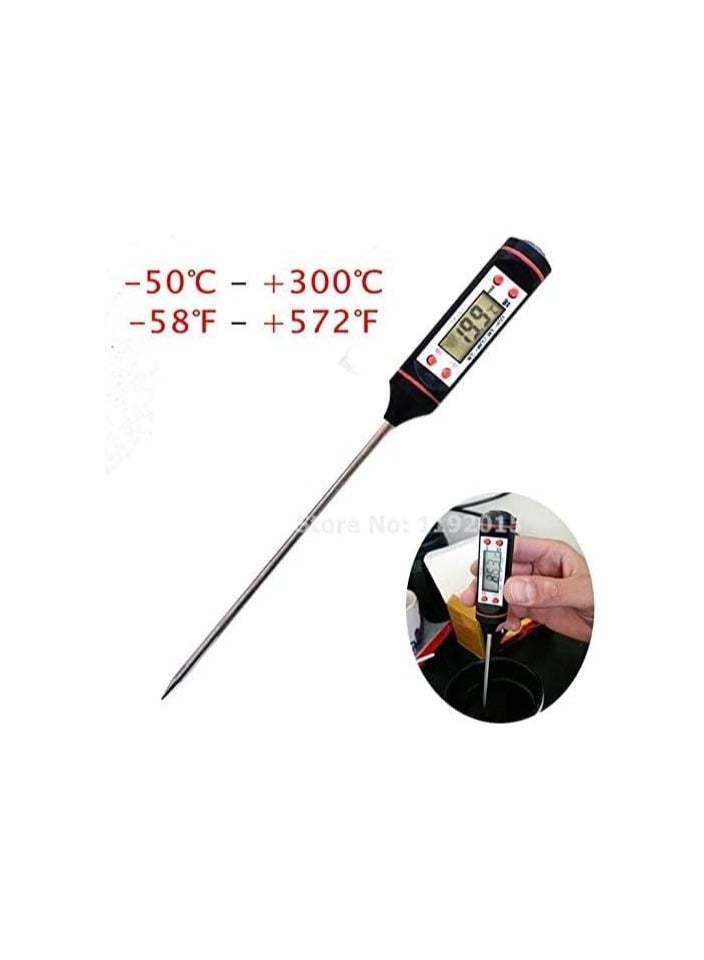 Digital Food Temperature Thermometer Black - Image 3