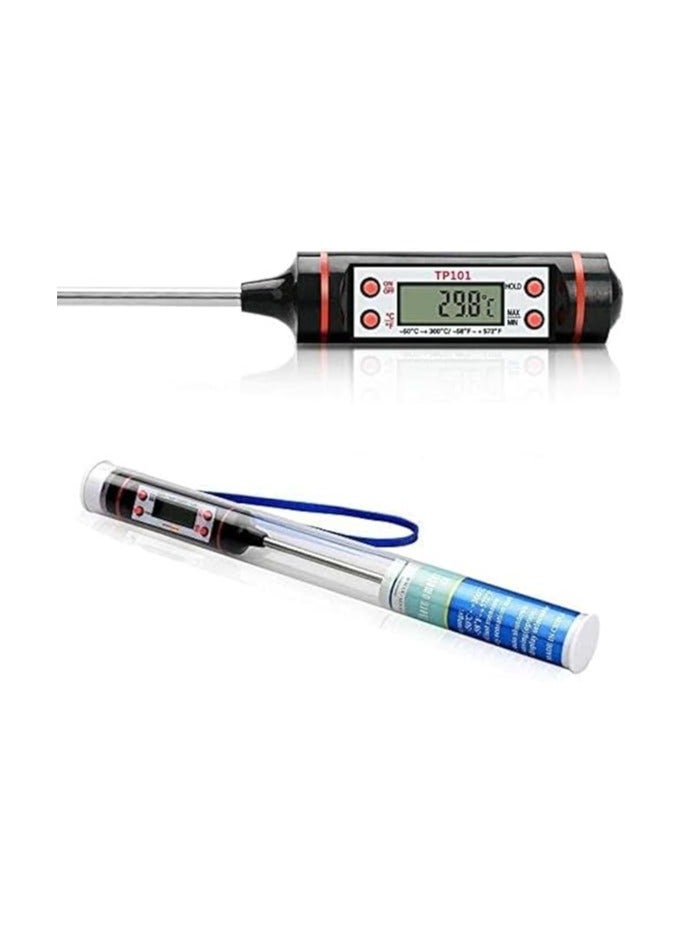 Digital Food Temperature Thermometer Black - Image 5