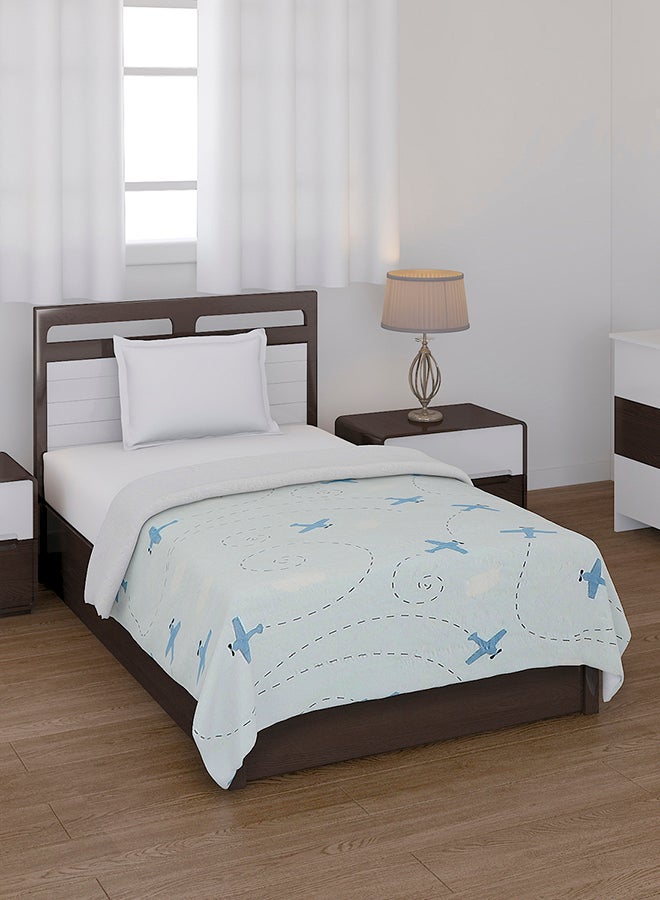 Status Contract بطانية أطفال ميكروفايبر فائقة النعومة، طائرات، 80 × 120 سم - Image 2