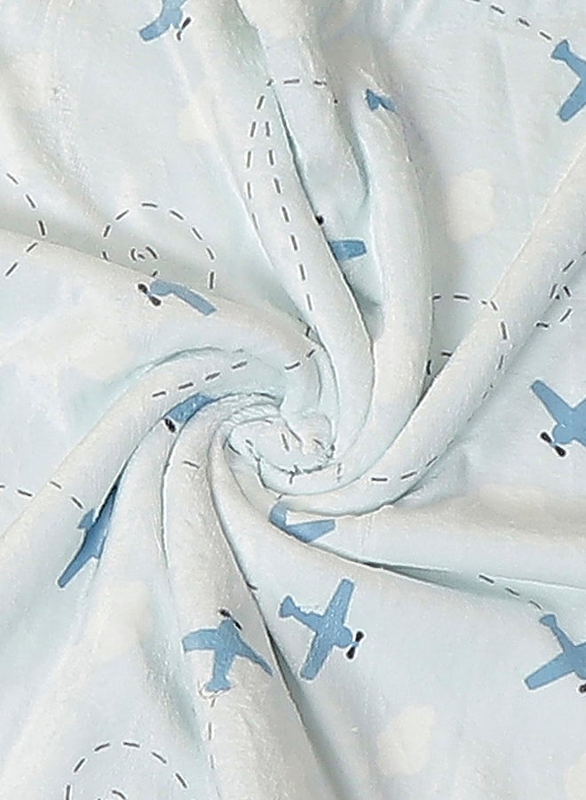 Status Contract بطانية أطفال ميكروفايبر فائقة النعومة، طائرات، 80 × 120 سم - Image 3