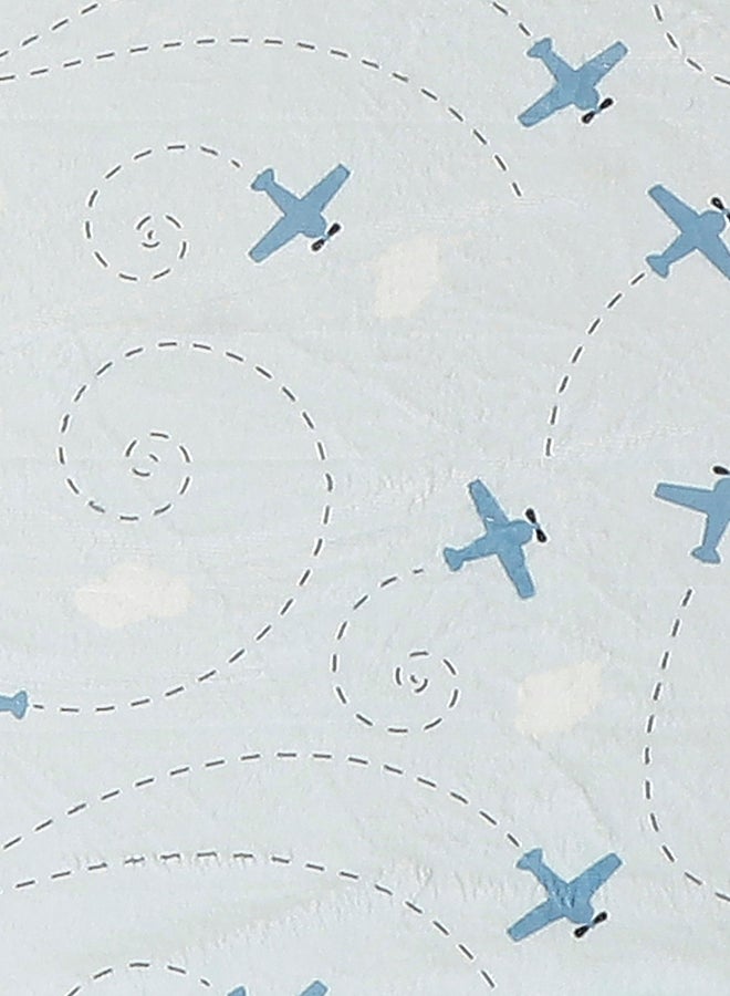 Status Contract بطانية أطفال ميكروفايبر فائقة النعومة، طائرات، 80 × 120 سم - Image 5