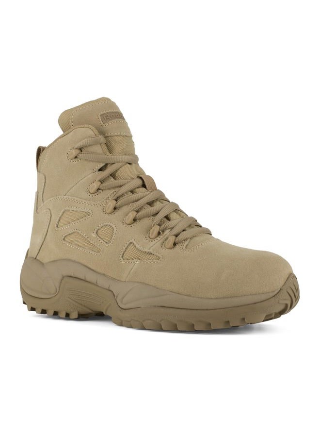 Reebok Work Men's Rapid Response RB8678 Safety Boot,Black, Tan, 13 Wide / 47 EU Wide - Image 1