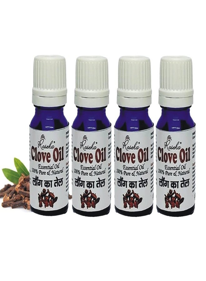 Roseka Clove Oil Essential Oil 100% Pure & Natural Therapeutic Grade, for Teeth, Hair, Skin 40ml (Clove Oil, Pack of -4) - Image 2