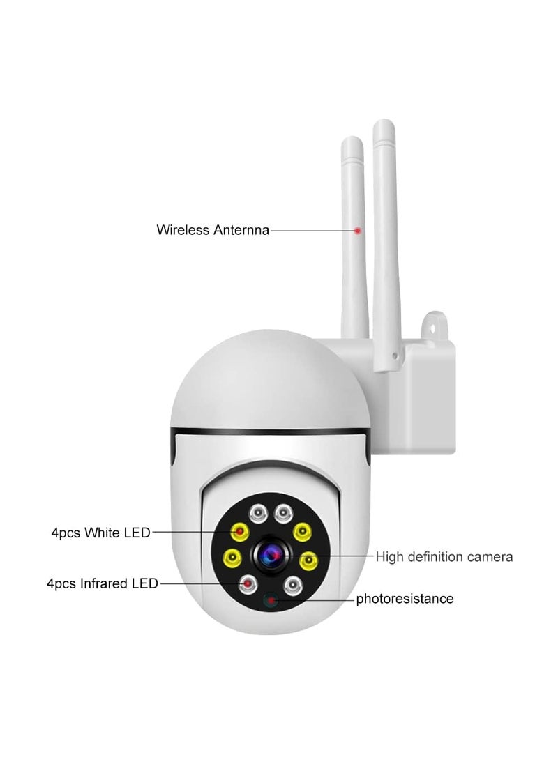 Generic Smart 360° WiFi Outdoor Security Camera | 2MP Full HD | PTZ | Colour Night Vision | 2 Way Talk | Motion & Sound Detect | 2 Year Brand Replacement Warranty | Weather Proof IP65  - Image 2