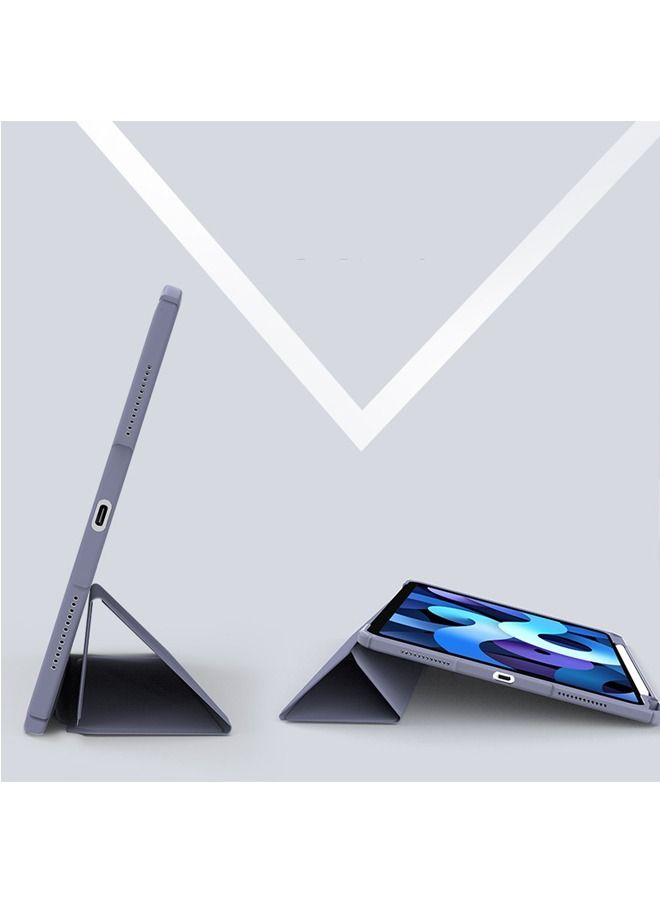 روك بو جديد آي باد 10.9 بوصة 2022 حالة الهاتف - صدمة برهان غطاء شفاف الغطاء الخلفي ، مع حامل القلم ، التلقائي النوم / الاستيقاظ الغطاء - Image 3