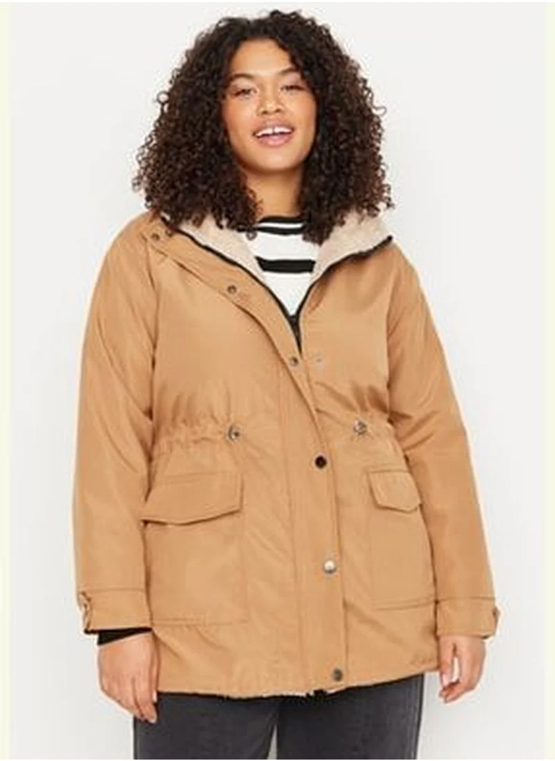trendyol Light Brown Coat
