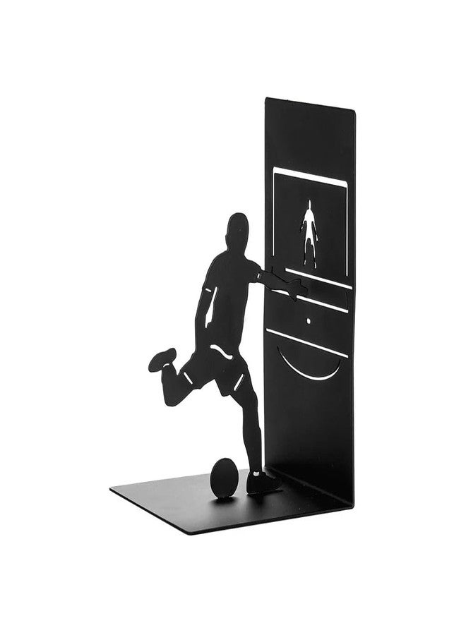 Balvi Goal Kick Football Bookend, Black Metal, 1 Piece - Image 4