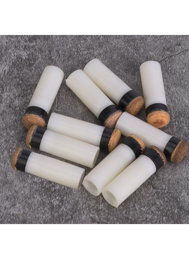 Thoraya 10PCS Snooker Pool Cue Pole Tip Billiards Rod Stick Replacement Parts Repair Tool Supplies Accessories10mm  - Image 4