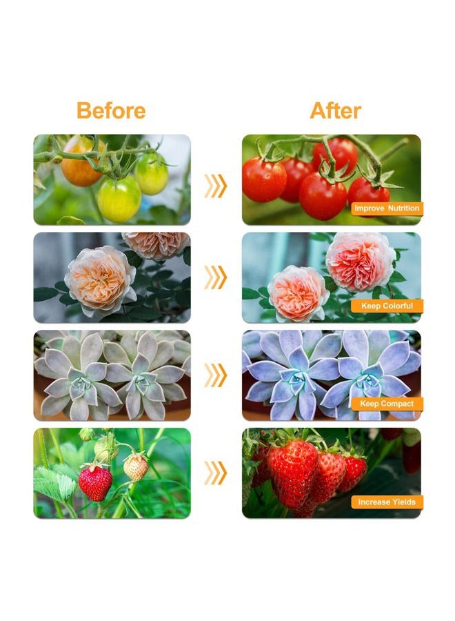 bseah Grow Light Plant Lights for Indoor Plants Full Spectrum Plant Grow Lights for Seed Starting 9 Dimmable Levels Auto ON & Off with 3/9/12H Timer - Image 4