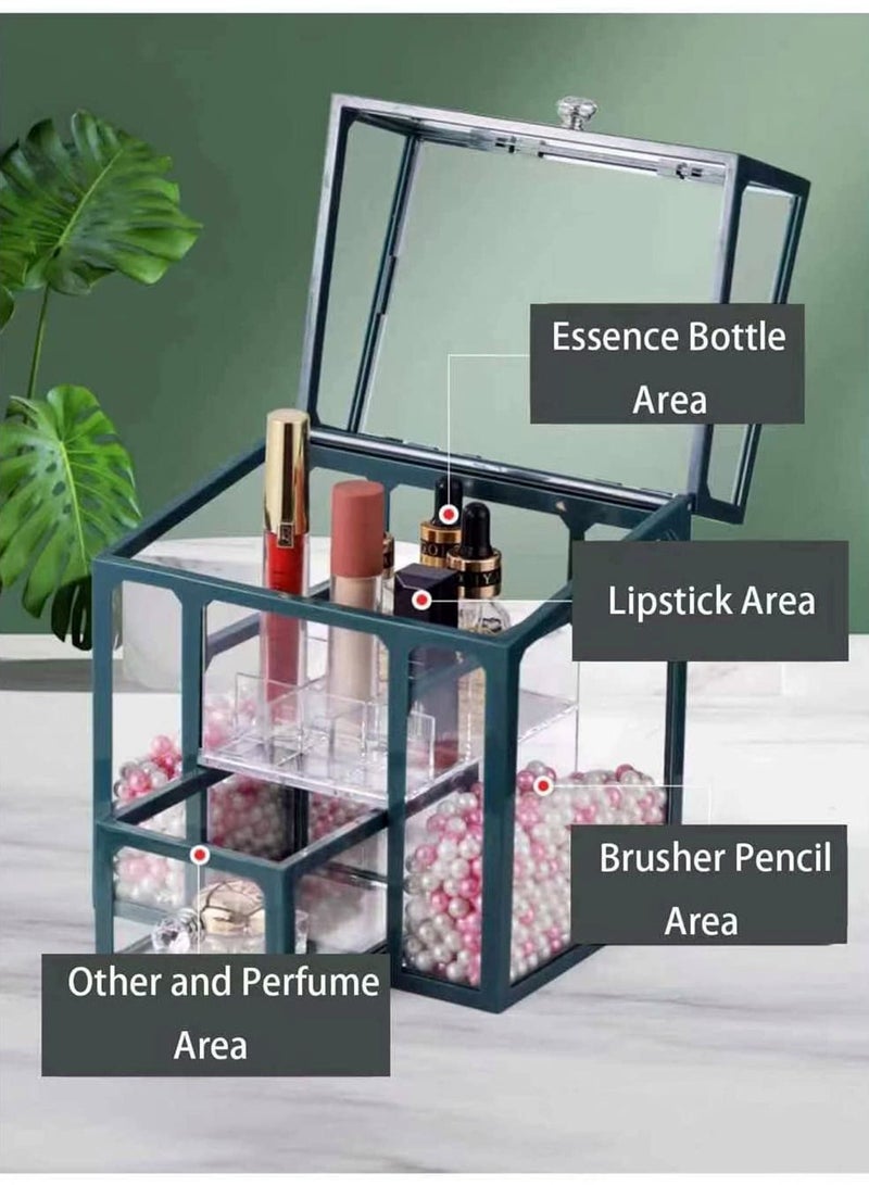 LIMOS Cosmetic Organizer Storage Box, Black - Image 3