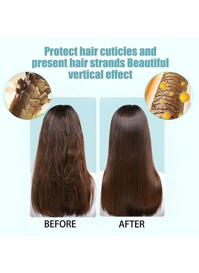West&Month - Protein Correcting Straight Hair Cream- Silk & Gloss Hair Straightening Cream, Nourishing Fast Smoothing Collagen Hair Straightener Cream for All Hair Types - Image 1