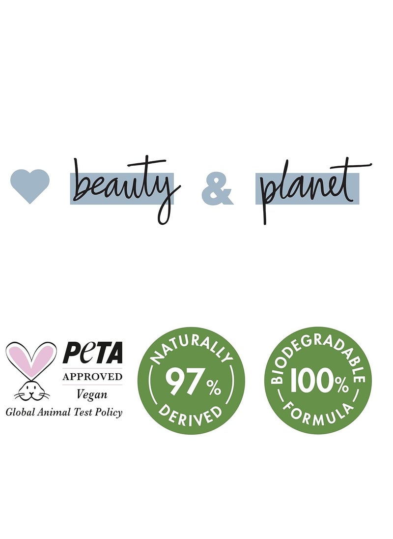 love beauty and planet Love Beauty and Planet Silicone-Free Conditioner Thickening Conditioner for Fine Hair Coconut Water and Mimosa Flower in Reusable and Refillable Aluminum Bottle 16.5 fl oz  - Image 3