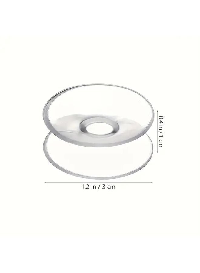 30pcs Heavy Duty Clear Silicone Double Sided Suction Cups Strong Adhesive No Residue Removable Pads - Image 3