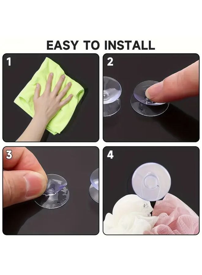 30pcs Heavy Duty Clear Silicone Double Sided Suction Cups Strong Adhesive No Residue Removable Pads - Image 5