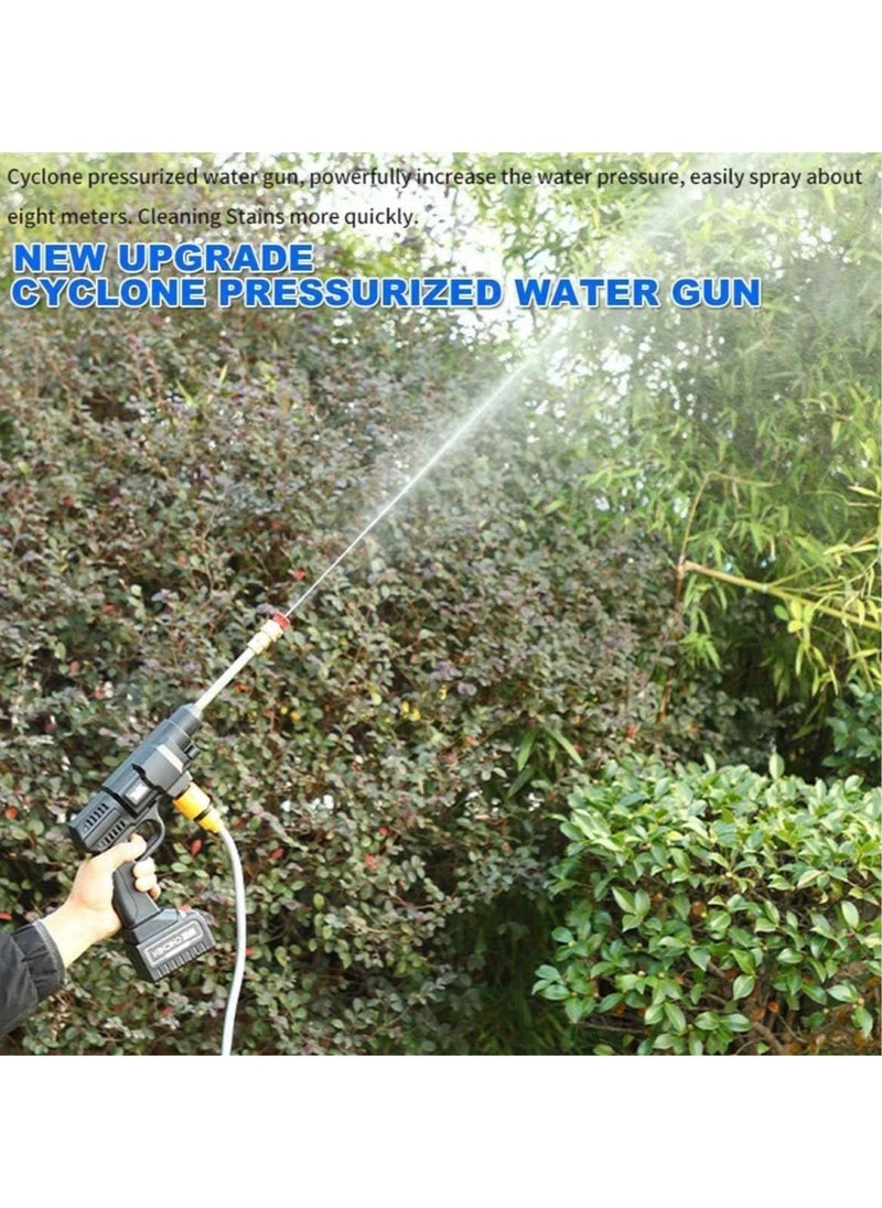 BGM 48V Cordless Portable Washer Electric High Pressure Cleaner Machine 200W 30Bar Lithium Handheld Car Cleaning Device With Foam Generator Nozzle Water Pump  - Image 3