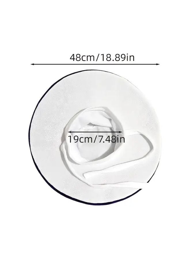 Purple Mushroom Hat For Adults Soft Polyester Costume Headpiece Halloween Christmas - Image 4