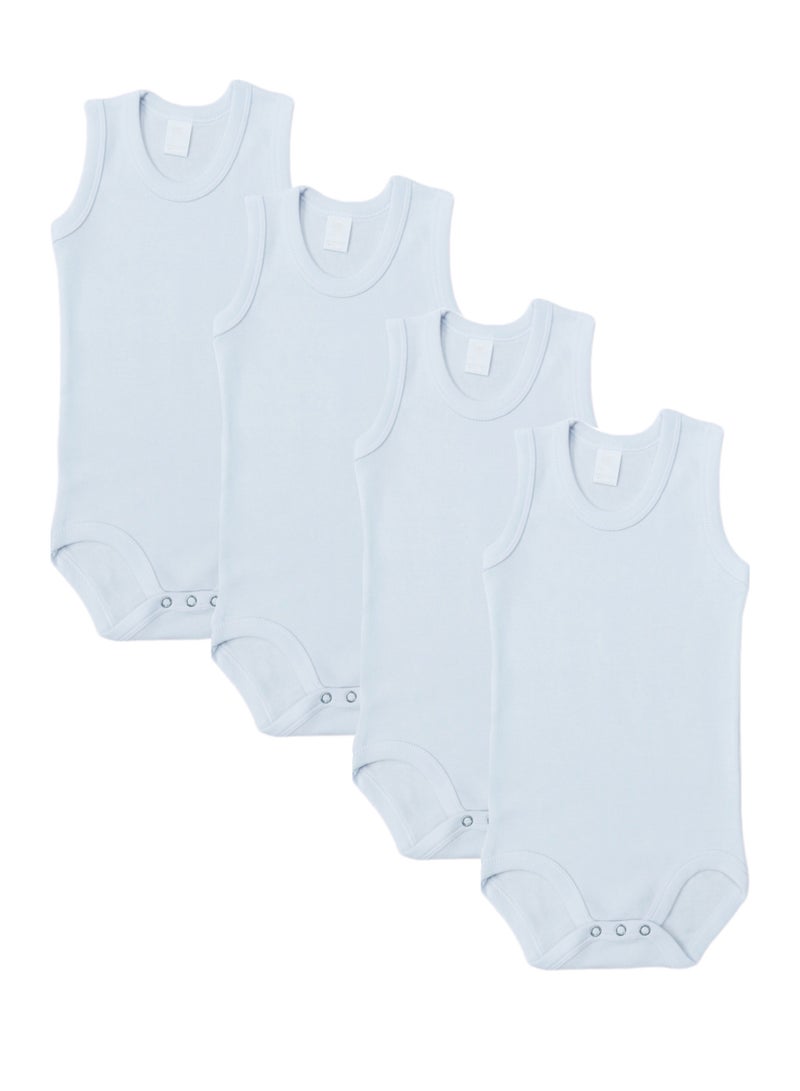 City Rose 4 Pieces Underwear Bodysuit Onesies Baby Boys Underwear Cotton - Image 1
