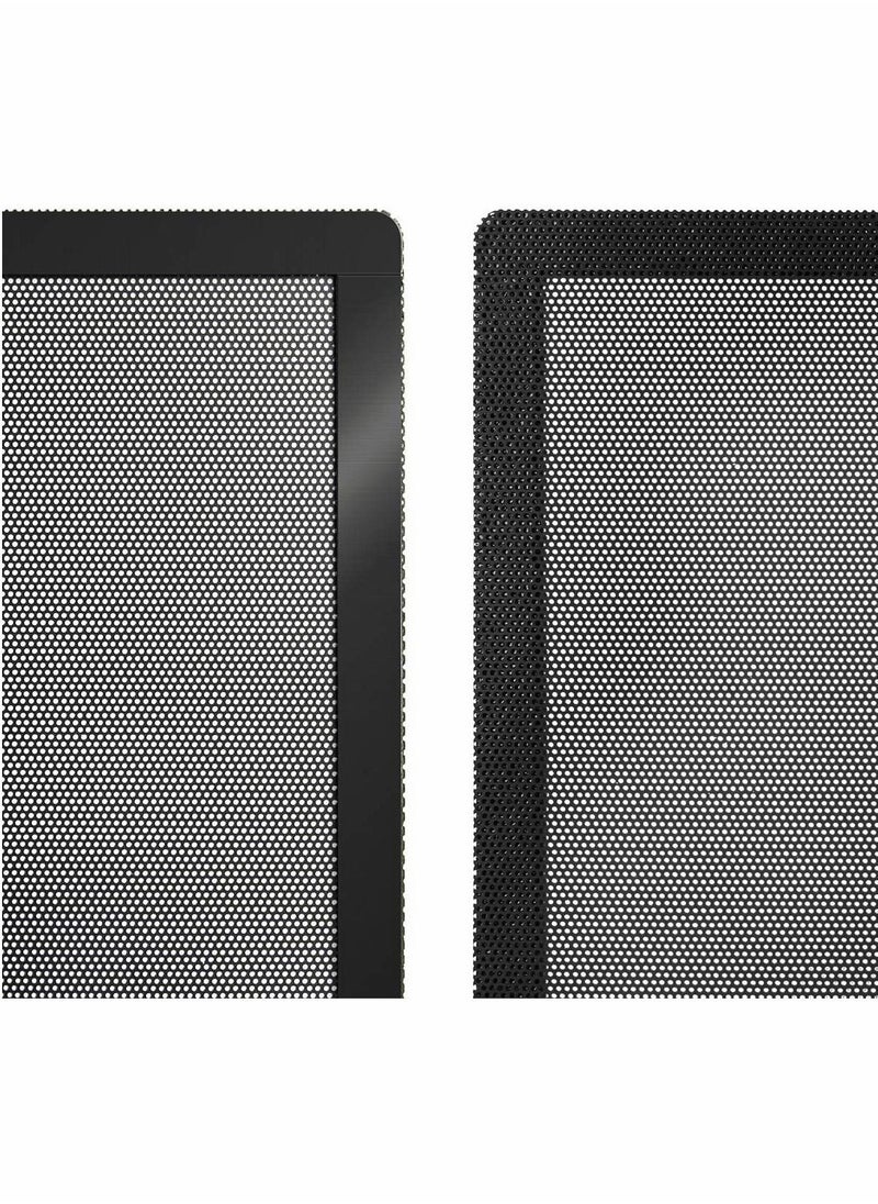Y&D - Computer Cooler Fan Dust Filter, Dustproof PVC Cover Mesh Magnetic Frame, Black Radiator Filter 5-pack (120 * 120mm) - Image 1