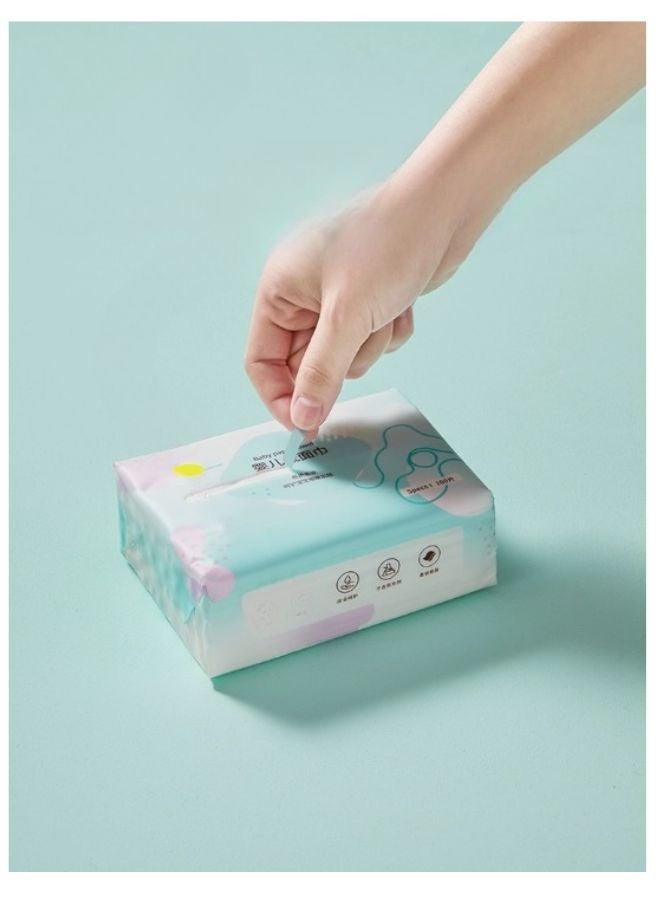 Be a better mom Super Soft Baby Paper Towel Soft Tissue 3-ply Baby Paper 100 Sheets/Box Pack of 10 - Image 3