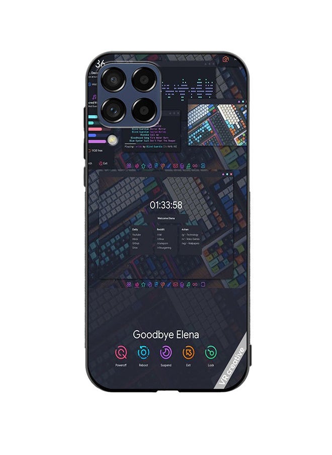 VR CREATIVE - Protective Case Cover For Samsung Galaxy M33 Goodbye Elena Design Multicolour - Image 1