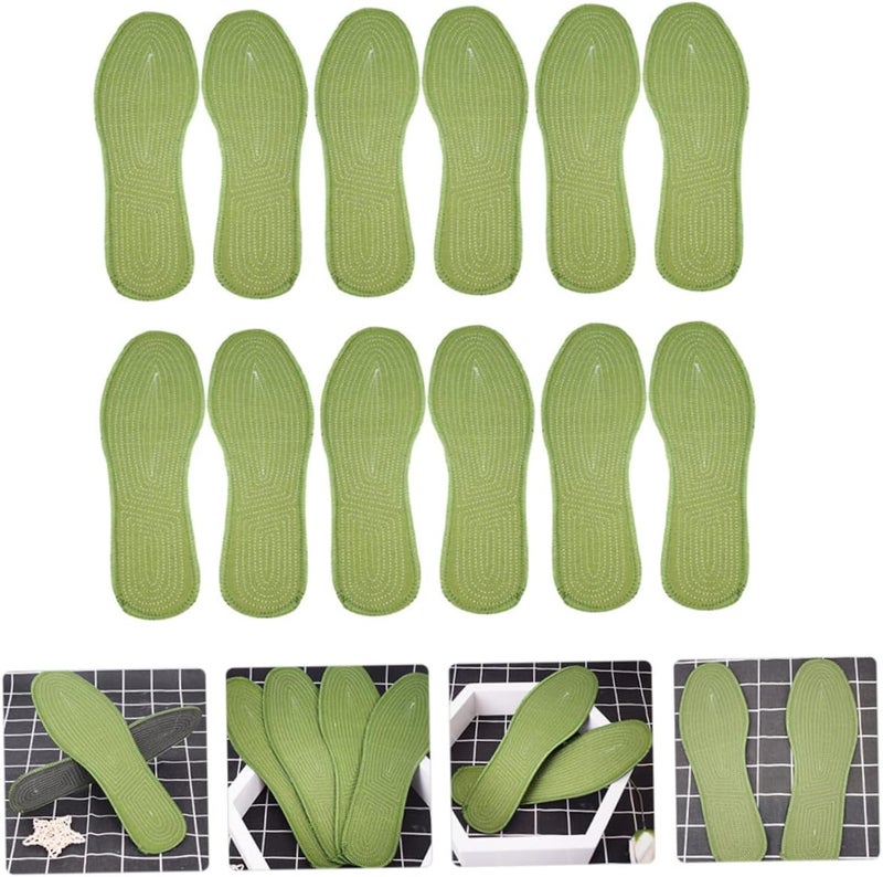 cheekyglo 20 Pairs Absorption Outdoor for Women Inserts Sports Training Pads Barefoot Running Cotton Shoes Men Shoe Cushions Comfortable Cm Extra Absorb Ergonomic Adults Soft Sweat - Image 4