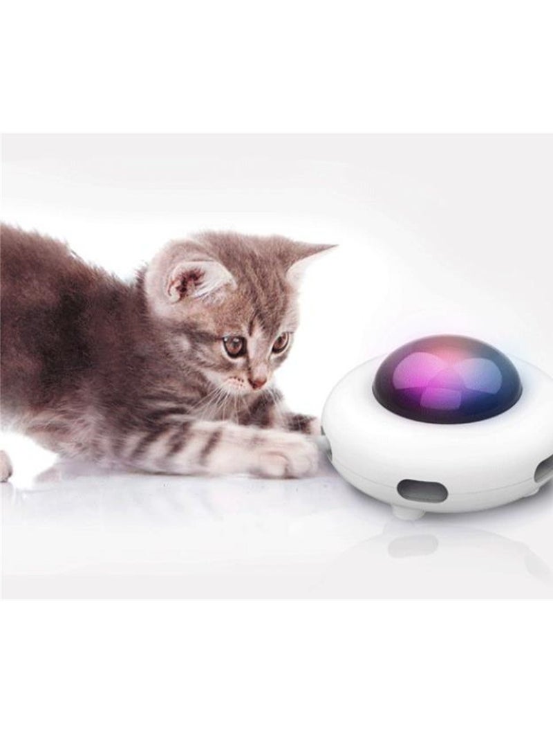 Automatic cat toy electric intelligent gravity flying saucer ufo feather stick pet toy - Image 5