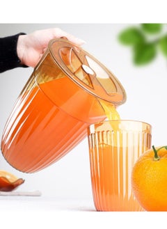 Phoenix Acrylic Water jug Juice Drink Jug with 2 Cups, Healthy Acrylic Drinkware Set, Refrigerator & Dishwasher Safe, 1.7L Capacity Jug with Durable Handle, 2-Way Lid and 2 Serving Cups  - Image 5