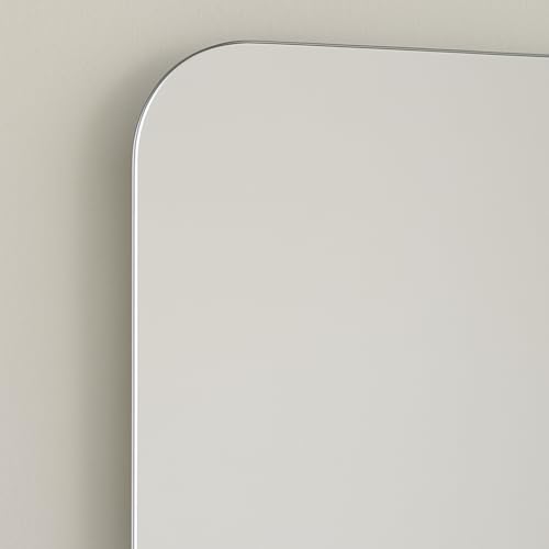 CDM Compact 12x18 Frameless Mirror – Crystal Clear Surface with Polished Glass Edges – Great for Small Rooms, Bathrooms, or Closet Doors – Easy to Hang - Image 5