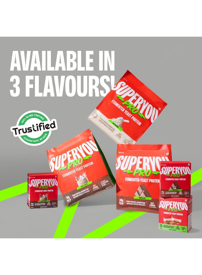 SuperYou PROs- Chocolate Flavour Fermented Yeast Protein Powder Sachet 36g (1 Sachet) - Image 4
